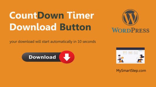 how to set countdown timer on download button in wordpress