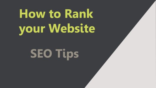 how to rank your website faster with SEO Tips