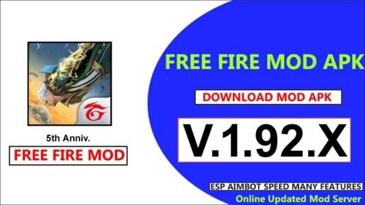 Update Garena Free Fire 5 Anniversary  Mod Menu v1.92.X Esp & Aimbot