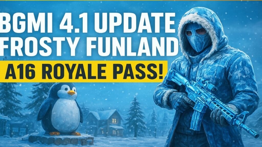 BGMI 4.1 update Frosty Funland Penguin Town winter theme